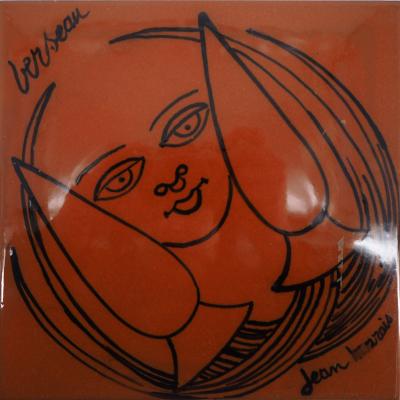 Jean MARAIS : Astrologie, Verseau - Céramique Originale Signée 2