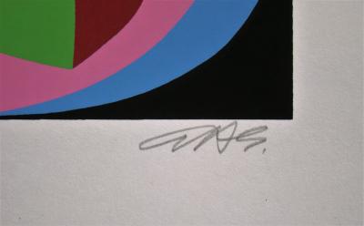 Anna BÉÖTHY-STEINER - Composition, 1972 - Sérigraphie originale signée au crayon 2