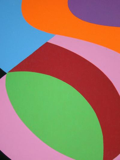 Anna BÉÖTHY-STEINER - Composition, 1972 - Sérigraphie originale signée au crayon 2