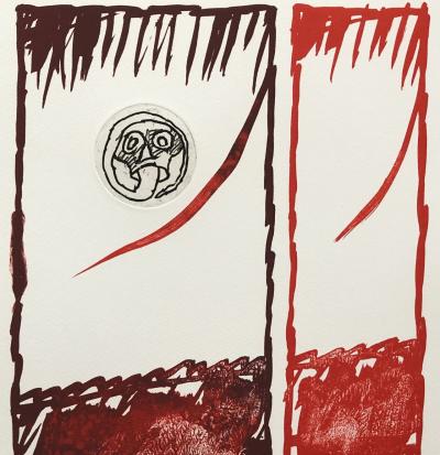 Pierre ALECHINSKY - Hors livre I - Gravure et lithographie originale signée et numérotée 2