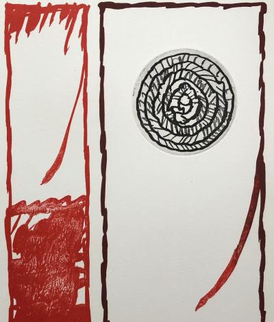 Pierre ALECHINSKY - Hors livre II - Lithographie et gravure originale signée numérotée 2