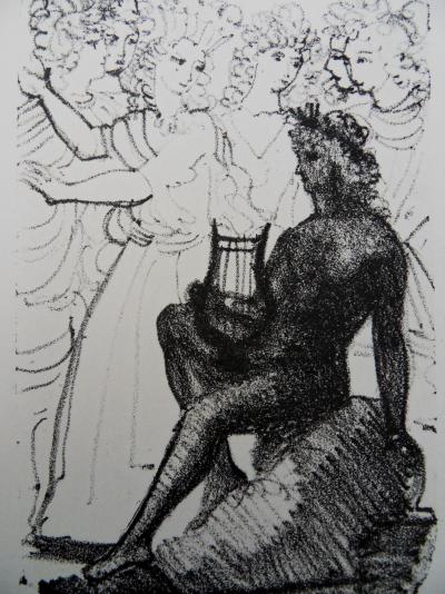 André DERAIN : Apollon séducteur - Lithographie originale signée