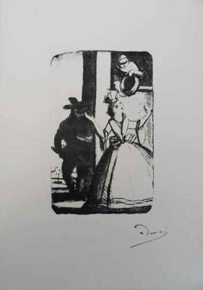 André DERAIN : Une femme s’exclamant - Lithographie originale signée 2