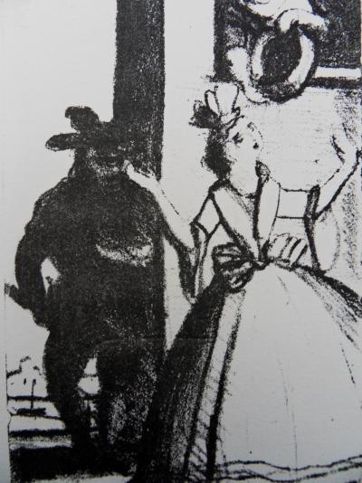 André DERAIN : Une femme s’exclamant - Lithographie originale signée 2