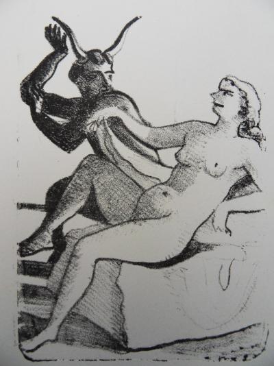 André DERAIN : Tentateur et tentation - Lithographie originale signée 2