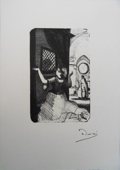 André DERAIN : La confession - Lithographie originale signée 2