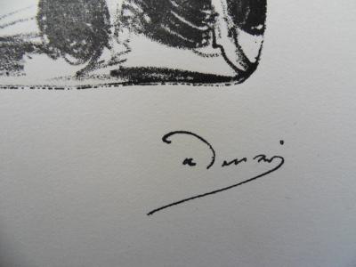 André DERAIN : Le chevalier et sa conquête - Lithographie originale signée 2