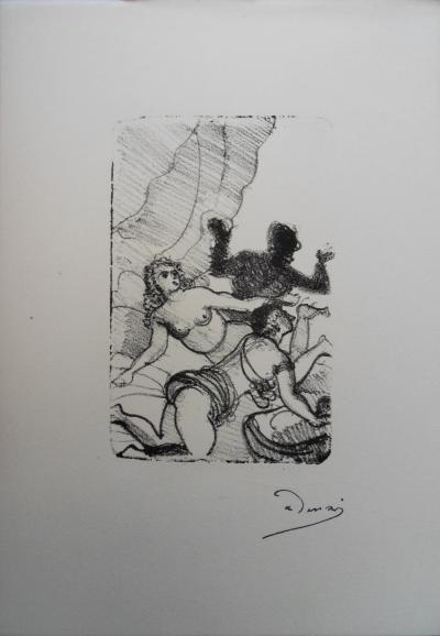 André DERAIN : Jeux érotiques - Lithographie originale signée 2