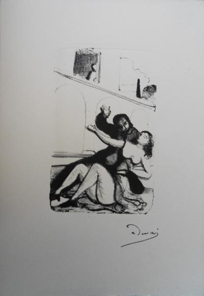 André DERAIN : L’étreinte - Lithographie originale signée 2