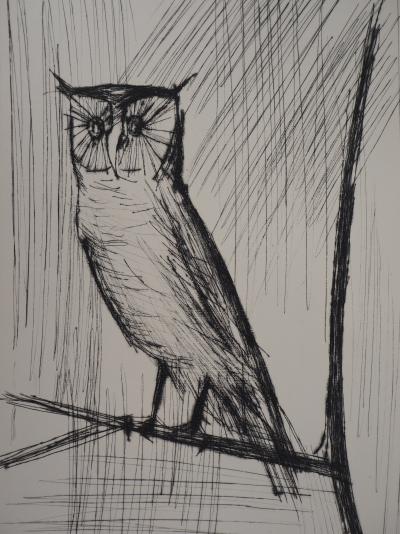 Bernard BUFFET - Le Hibou - Gravure originale 2