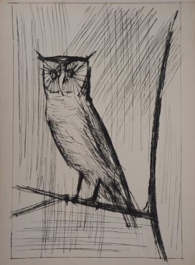 Bernard BUFFET - Le Hibou - Gravure originale 2