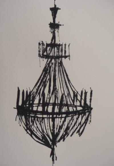 Bernard Buffet - The Chandelier - Original Engraving 2