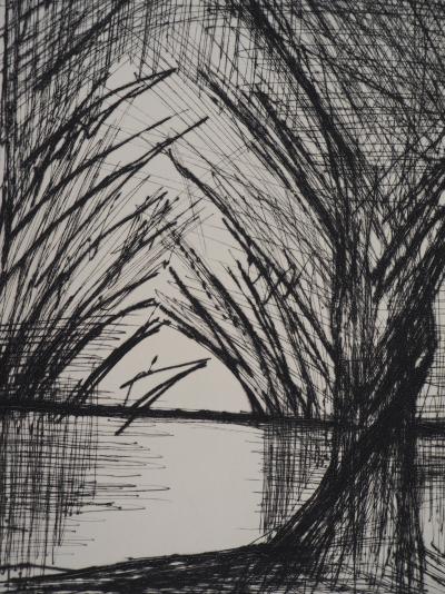 Bernard BUFFET: Cathedral of Trees - Original Engraving 2