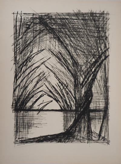 Bernard BUFFET: Cathedral of Trees - Original Engraving 2