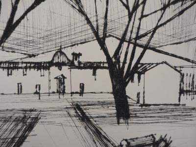 Bernard BUFFET : L’entrée du château - Gravure originale 2