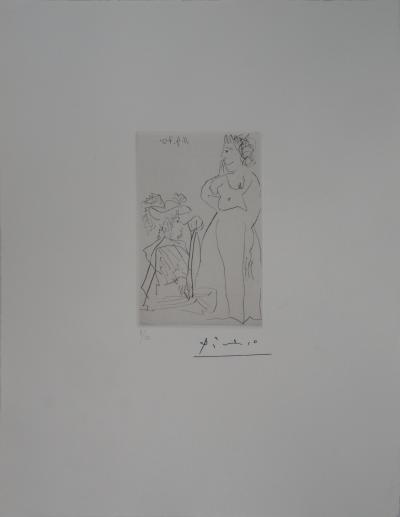 Pablo PICASSO - Le seigneur et sa dame - Gravure originale signée 2