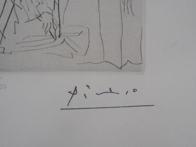 Pablo PICASSO - Le seigneur et sa dame - Gravure originale signée 2