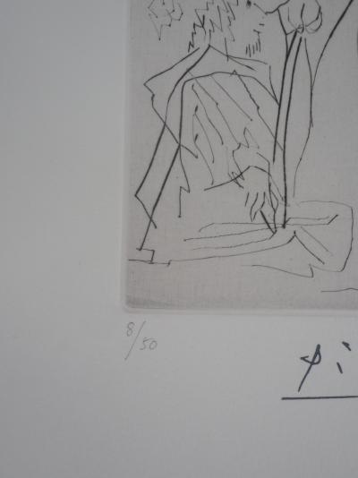 Pablo PICASSO - Le seigneur et sa dame - Gravure originale signée 2