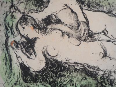 Marc CHAGALL : Le Jardin d’Eden, 1974 - Lithographie originale signée au crayon 2