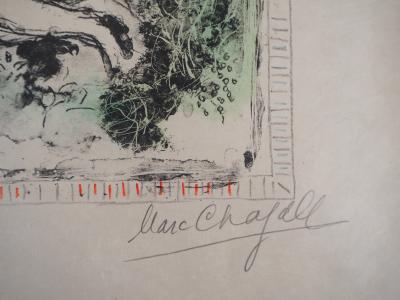 Marc CHAGALL : Le Jardin d’Eden, 1974 - Lithographie originale signée au crayon 2