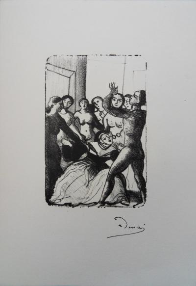 André DERAIN : Le couvent en émoi - Lithographie originale signée 2