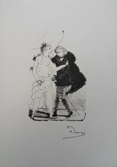 André DERAIN : L’amant repoussé - Lithographie originale signée 2