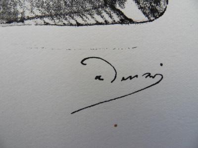 André DERAIN : La fille à soldats - Lithographie originale signée 2