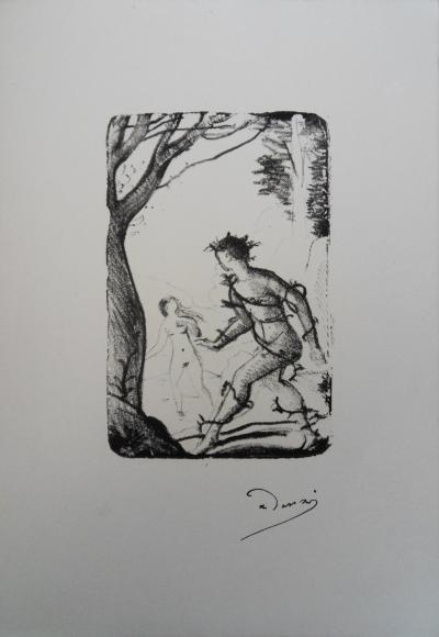 André DERAIN : La nymphe surprise pendant son bain - Lithographie originale signée 2