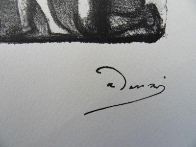André DERAIN : Le modèle timide - Lithographie originale signée 2