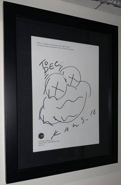 KAWS - Small Lie Face, 2016 - Signed drawing 2