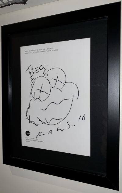 KAWS - Small Lie Face, 2016 - Signed drawing 2