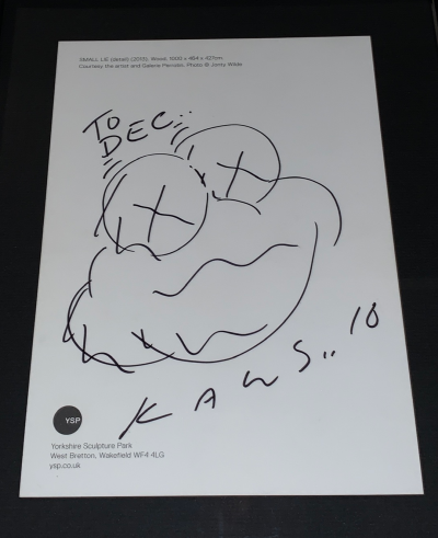 KAWS - Small Lie Face, 2016 - Signed drawing 2