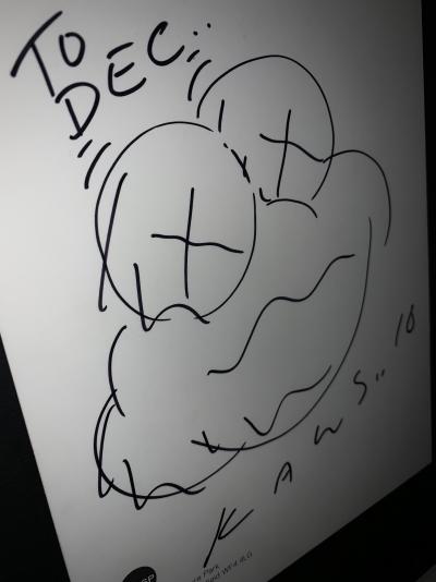 KAWS - Small Lie Face, 2016 - Signed drawing 2