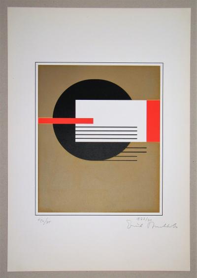 Erich BUCHHOLZ - Composition, 1922 / 71 - Sérigraphie originale signée et datée 2