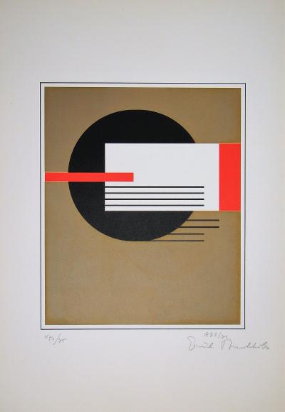 Erich BUCHHOLZ - Composition, 1922 / 71 - Sérigraphie originale signée et datée 2