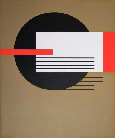 Erich BUCHHOLZ - Composition, 1922 / 71 - Sérigraphie originale signée et datée 2