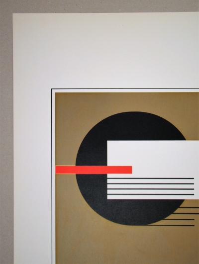 Erich BUCHHOLZ - Composition, 1922 / 71 - Sérigraphie originale signée et datée 2