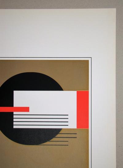 Erich BUCHHOLZ - Composition, 1922 / 71 - Sérigraphie originale signée et datée 2