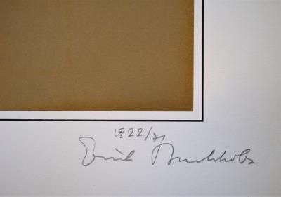 Erich BUCHHOLZ - Composition, 1922 / 71 - Sérigraphie originale signée et datée 2