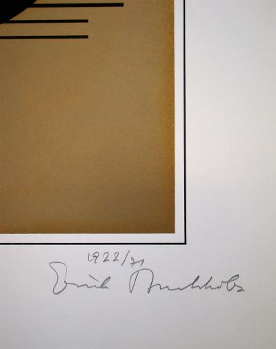 Erich BUCHHOLZ - Composition, 1922 / 71 - Sérigraphie originale signée et datée 2