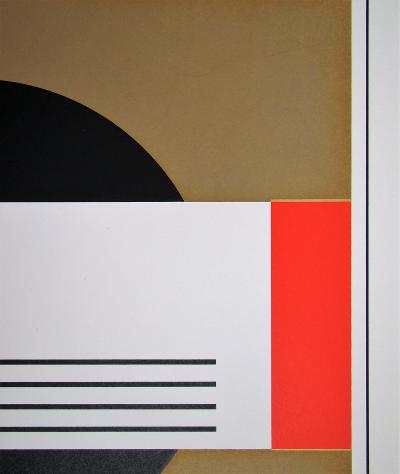 Erich BUCHHOLZ - Composition, 1922 / 71 - Sérigraphie originale signée et datée 2