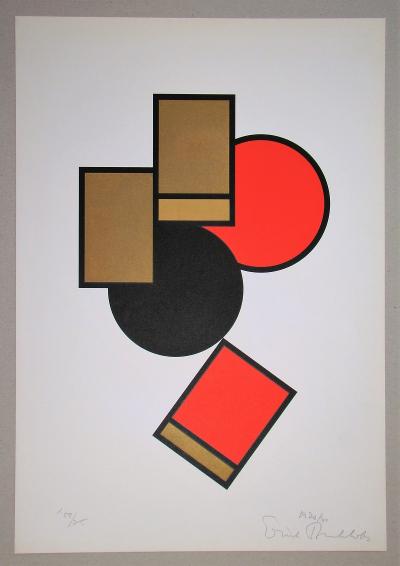 Erich BUCHHOLZ - Komosition, 1920 / 71 - Originaler Siebdruck signiert und nummeriert 2
