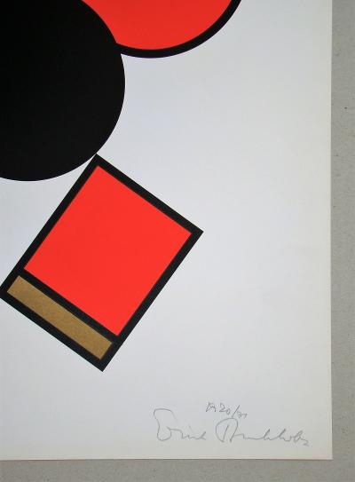 Erich BUCHHOLZ - Komosition, 1920 / 71 - Originaler Siebdruck signiert und nummeriert 2