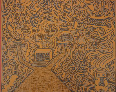 Keith HARING (d’après) - Futurisme - Sérigraphie 2
