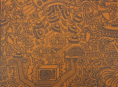 Keith HARING (d’après) - Futurisme - Sérigraphie 2