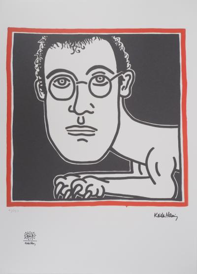 Keith HARING (after) - Autoritratto in sfinge - Serigrafia 2