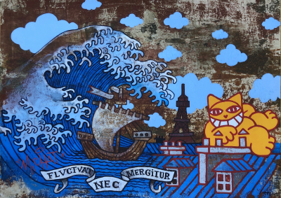 M.Chat - Fluctuat Nec Mergitur - Impression pigmentaire 2