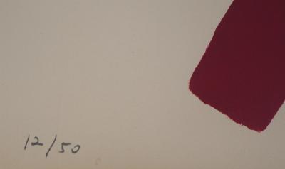 Berto LARDERA : Monde libre et clos - Lithographie originale signée 2