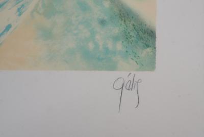 Daniel GELIS : Régate en haute mer - Lithographie Originale Signée 2
