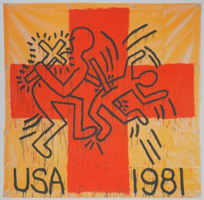 Keith HARING (d’après) - Exorciste (USA 1981) - Sérigraphie 2